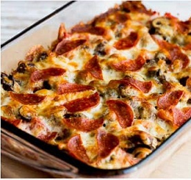 Low-Carb Deconstructed Pizza Casserole